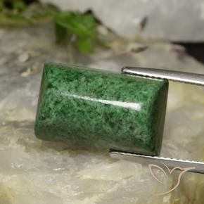 Maw-Senta-Senta verde pinho Natural 21.71ct, baguete, Opaco