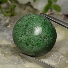 Maw-Senta-Senta verde pinho Natural 25.08ct, Redondo, Opaco
