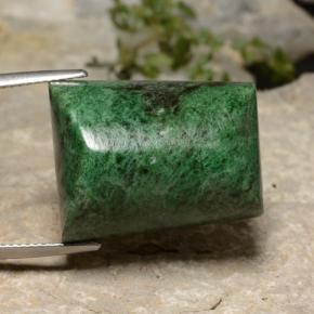Maw-sit-sit verde natural 39,21ct, baguete, opaco
