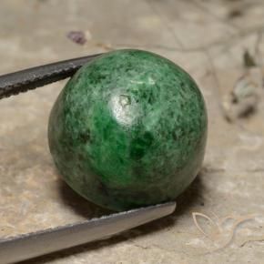 Maw-Senta-Senta Pinho Verde Pálido Natural 16.40ct, Redondo, Opaco