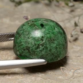 Maw-Senta-Senta Verde escuro Natural 21.53ct, oval, Opaco