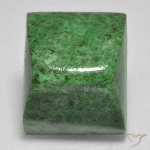 Maw-Senta-Senta verde escuro Natural 19.43ct, baguete, Opaco
