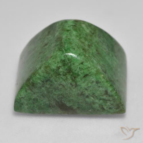 Maw-Senta-Senta verde escuro Natural 19.43ct, baguete, Opaco
