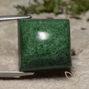 Maw-Senta-Senta verde escuro Natural 40.19ct, Quadrado, Opaco