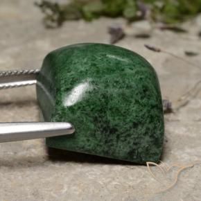 Maw-Senta-Senta verde escuro Natural 40.19ct, Quadrado, Opaco