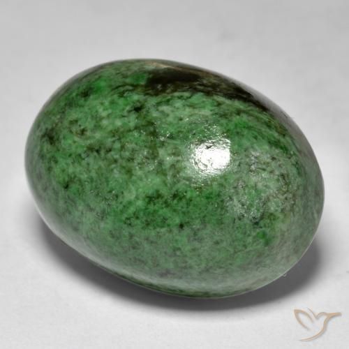 Maw-Senta-Senta verde pinho Natural 27.95ct, oval, Opaco