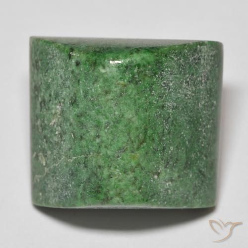 30.31ct Natural Verde Terroso Maw-Senta-Senta, baguete, Opaco