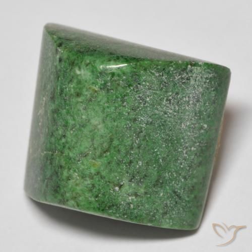 Maw-Senta-Senta Verde Terroso Natural 30.31ct, baguete, Opaco