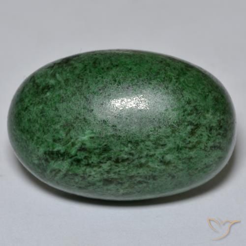40.52ct Natural Verde escuro Maw-Senta-Senta, oval, Opaco