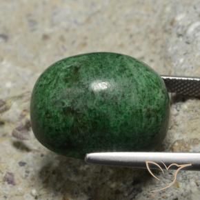 Maw-Senta-Senta Verde escuro Natural 28.65ct, oval, Opaco