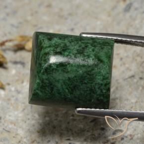 Maw-Senta-Senta verde escuro Natural 19.76ct, baguete, Opaco