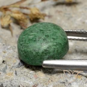 Maw-Senta-Senta Pinho Verde Pálido Natural 7.68ct, Redondo, Opaco