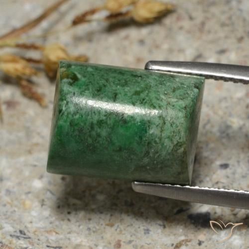 Maw-Senta-Senta Pinho Verde Pálido Natural 11.45ct, baguete, Opaco