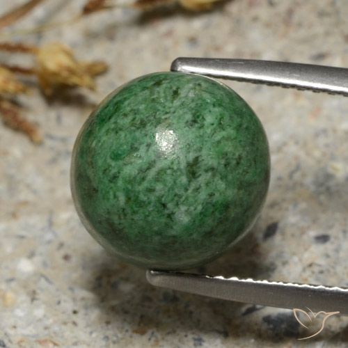 9.10ct Natural Pinho Verde Pálido Maw-Senta-Senta, Redondo, Opaco
