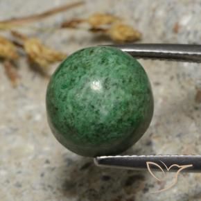 Maw-Senta-Senta Pinho Verde Pálido Natural 9.10ct, Redondo, Opaco
