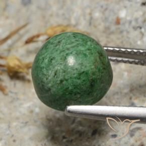 Maw-Senta-Senta Pinho Verde Pálido Natural 9.10ct, Redondo, Opaco
