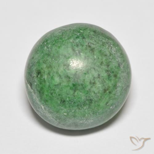 13.92ct Natural Verde médio Maw-Senta-Senta, Redondo, Opaco