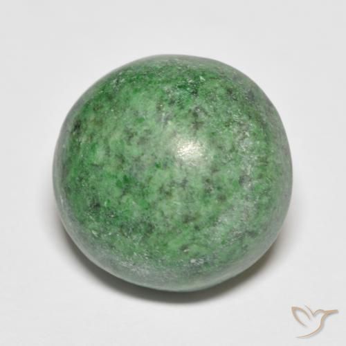 Maw-Senta-Senta Verde médio Natural 13.92ct, Redondo, Opaco