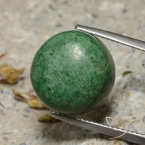 Maw-Senta-Senta Pinho Verde Pálido Natural 15.52ct, Redondo, Opaco