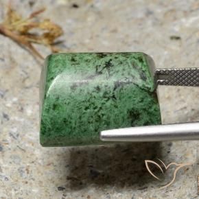 Maw-Senta-Senta Verde médio Natural 32.98ct, baguete, Opaco
