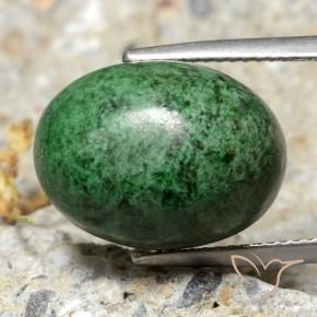 Maw-Senta-Senta Verde médio Natural 18.43ct, oval, Opaco