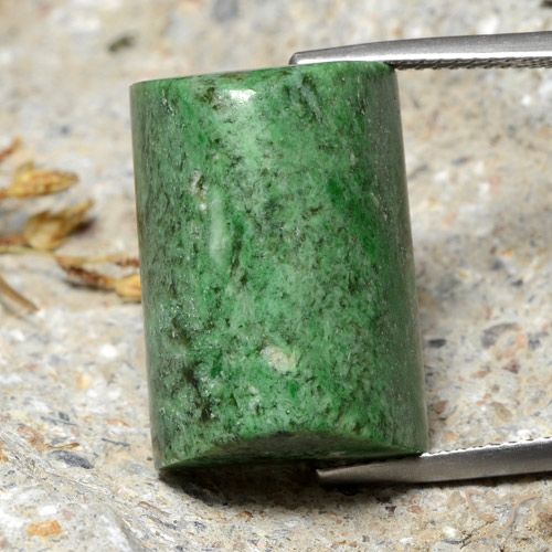 31.09ct Natural Verde médio Maw-Senta-Senta, baguete, Opaco