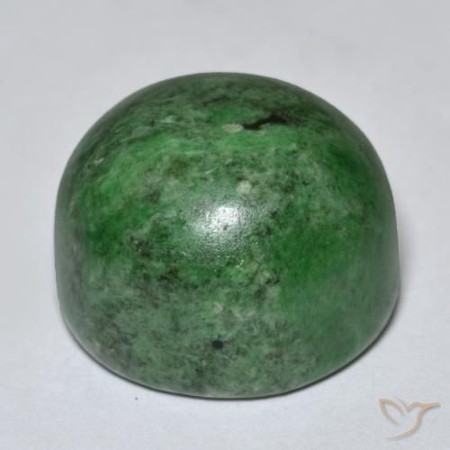 Maw-Senta-Senta verde escuro Natural 27.40ct, Redondo, Opaco
