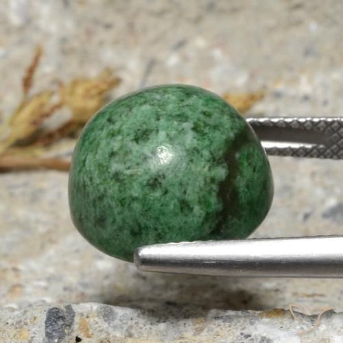 Maw-Senta-Senta Pinho Verde Pálido Natural 11.32ct, Redondo, Opaco