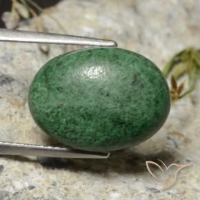 Maw-Senta-Senta Verde médio Natural 9.97ct, oval, Opaco