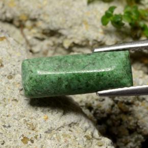 Maw-sit-sit verde natural 3,09ct, baguete, opaco