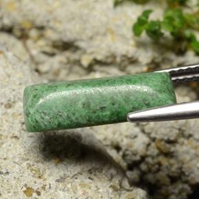 Maw-sit-sit verde natural 3,09ct, baguete, opaco