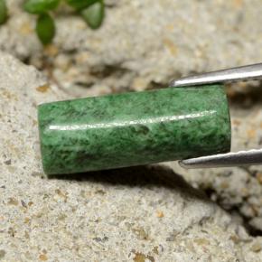 Maw-sit-sit verde natural 3,17ct, baguete, opaco