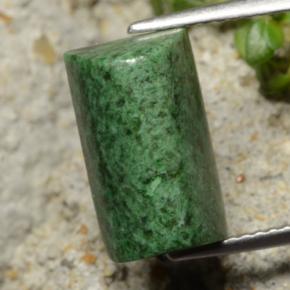 Maw-sit-sit verde natural 6,52ct, baguete, opaco