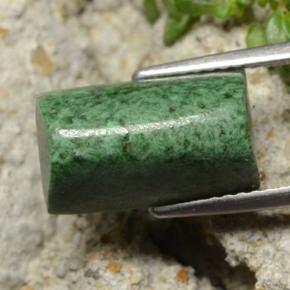Maw-sit-sit verde natural 6,52ct, baguete, opaco