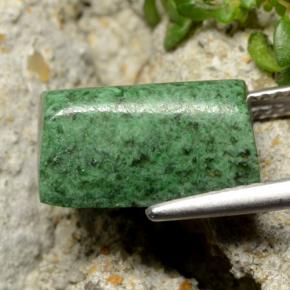 Maw-sit-sit verde natural 6,52ct, baguete, opaco