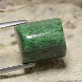 Maw-sit-sit verde natural 8,92ct, baguete, opaco