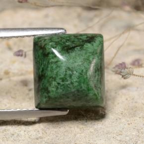 Maw-sit-sit Verde Natural 6,86ct, Quadrado, Opaco