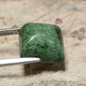 Maw-sit-sit Verde Natural 6,86ct, Quadrado, Opaco