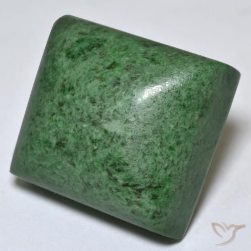 Maw-Senta-Senta verde escuro Natural 48.39ct, baguete, Opaco