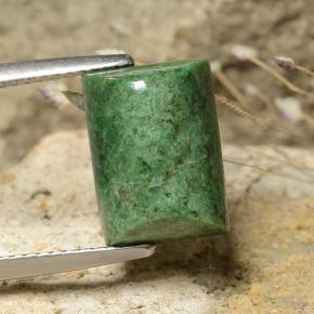 Maw-Senta-Senta verde escuro Natural 6.77ct, baguete, Opaco