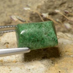 Maw-Senta-Senta verde escuro Natural 6.77ct, baguete, Opaco