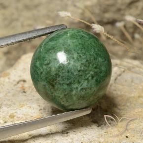 Maw-Senta-Senta Pinho Verde Pálido Natural 10.02ct, Redondo, Opaco