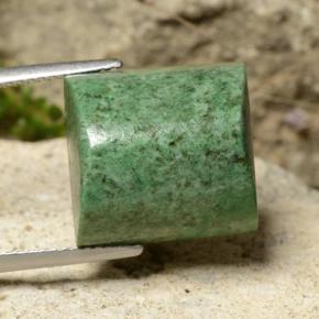 Maw-sit-sit verde pinho natural 16,76ct, baguete, opaco