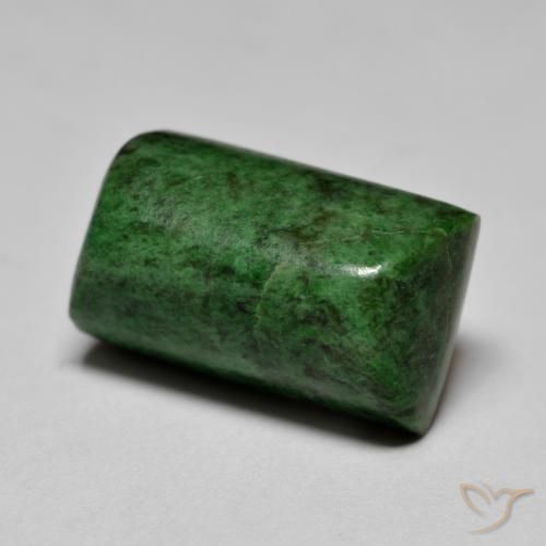 Maw-Senta-Senta Verde escuro Natural 11.12ct, baguete, Opaco