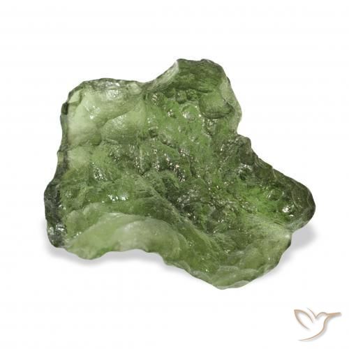 Moldavita Terra Verde Natural 10.51ct, Chique, Translúcido