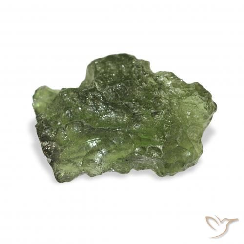 Moldavita Terra Verde Natural 10.51ct, Chique, Translúcido