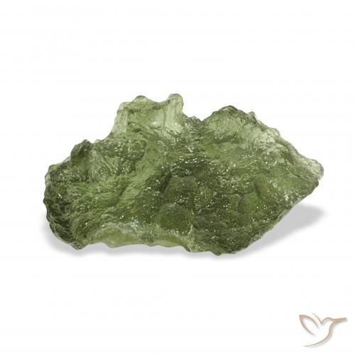 7.27ct Natural Terra Verde Moldavita, Chique, Translúcido