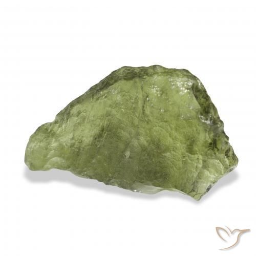 Moldavita verde quente Natural 10.48ct, Chique, Translúcido