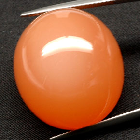 Pedra da lua laranja natural 81,53ct, transparente, transparente/translúcido
