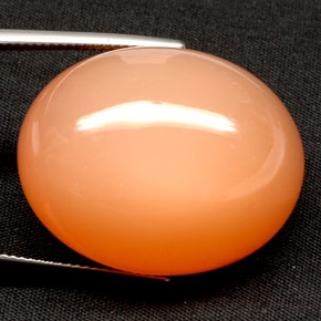 Pedra da lua laranja natural 68,02ct, transparente, transparente/translúcido